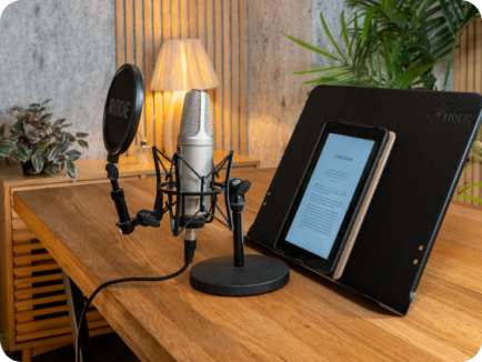 Audiobook Production at Winfrey Publishing what an author provides before the work begins