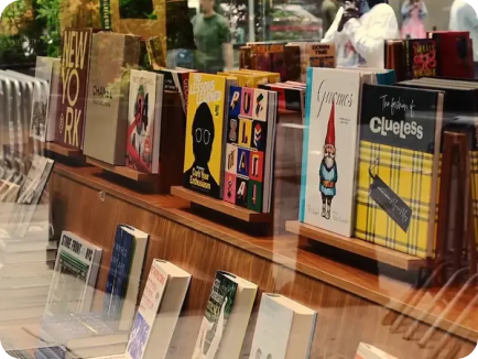Files and materials delivered on completion of bookselling