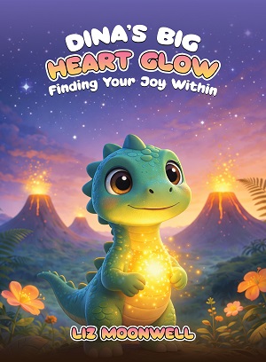 Cover of Dina's Big Heart Glow by Liz Moonwell