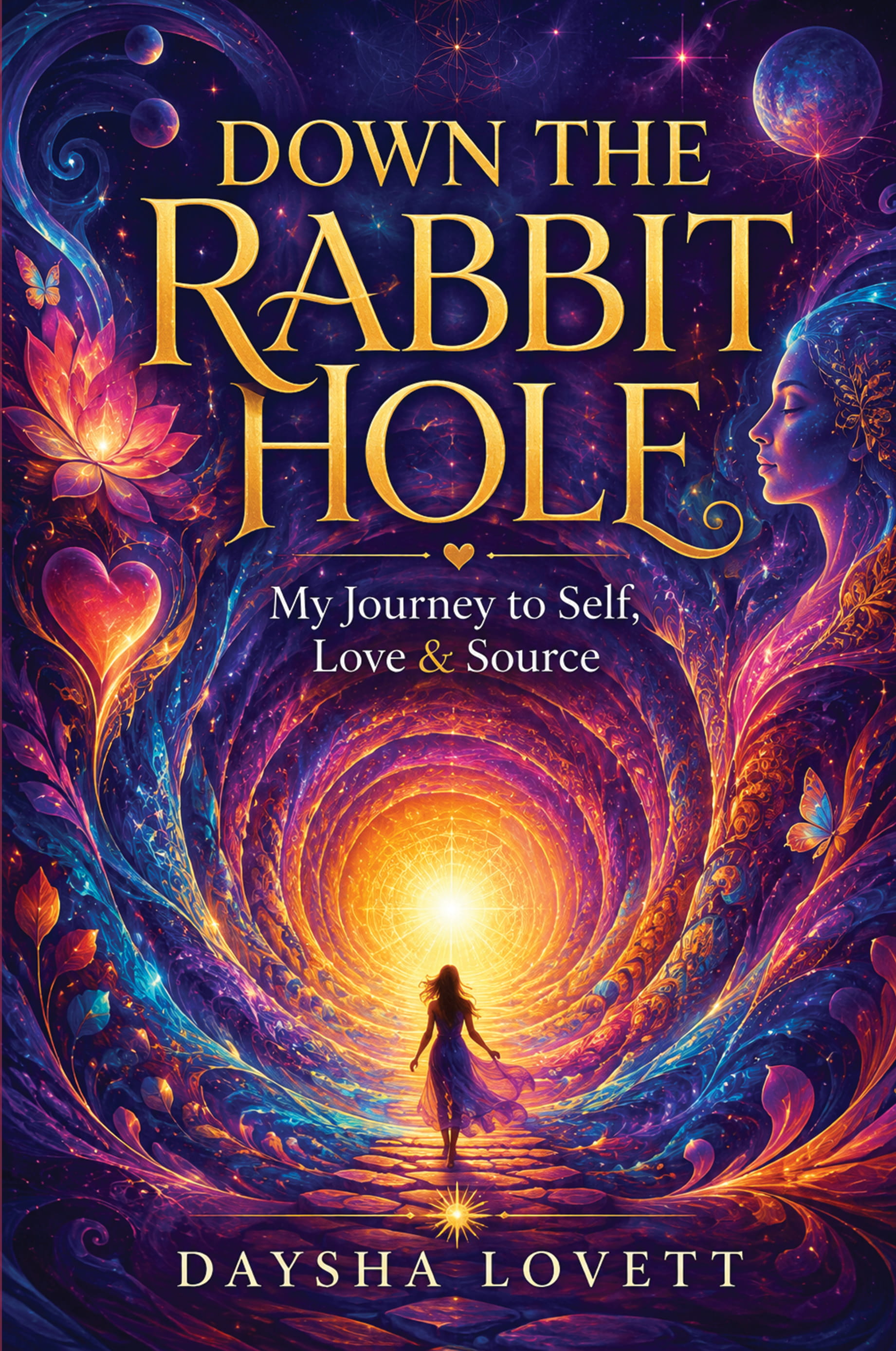 Cover of Down the Rabbit Hole by Daysha Lovett