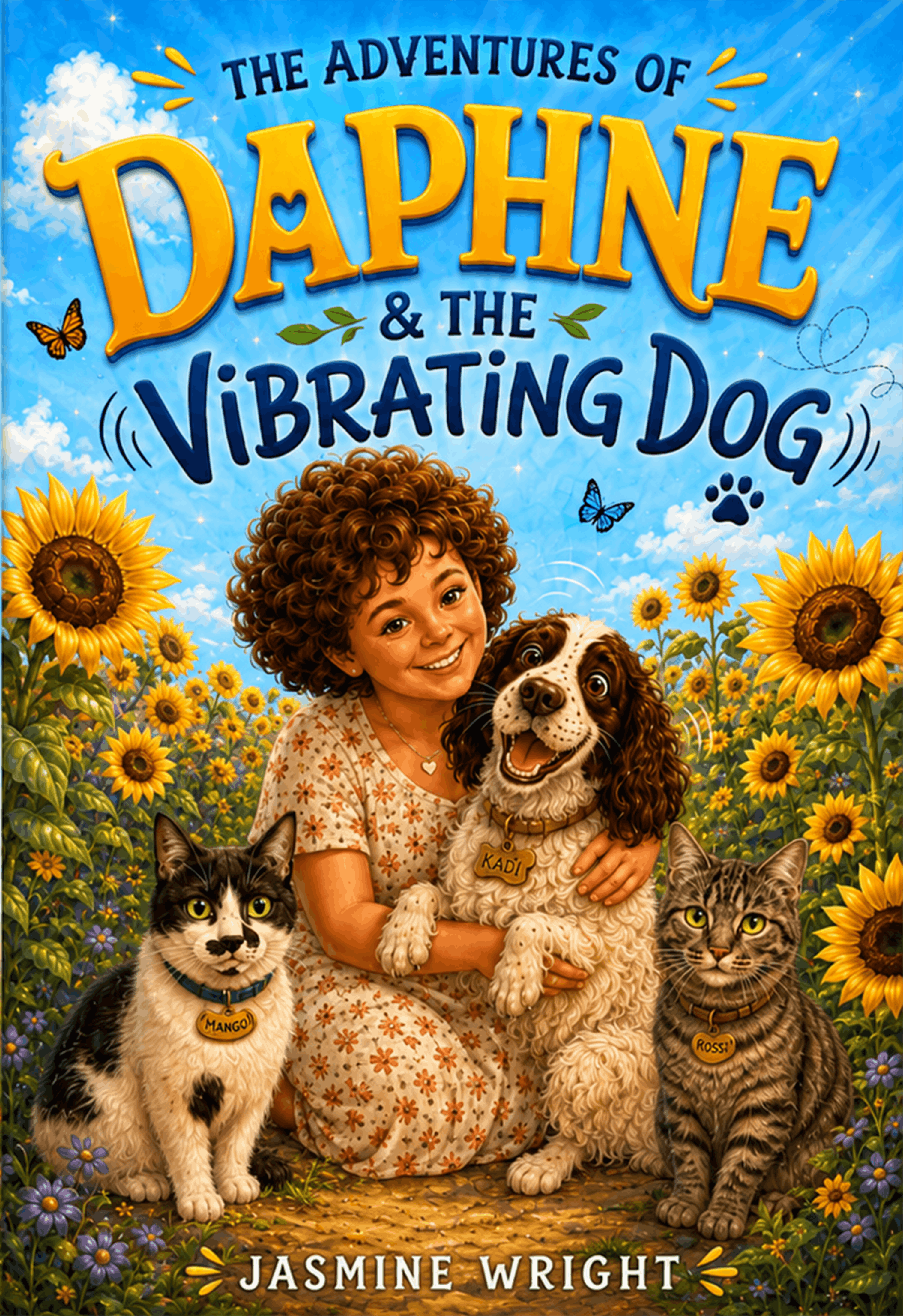 Cover of The Adventures of Daphne & the Vibrating Dog by Jasmine Wright